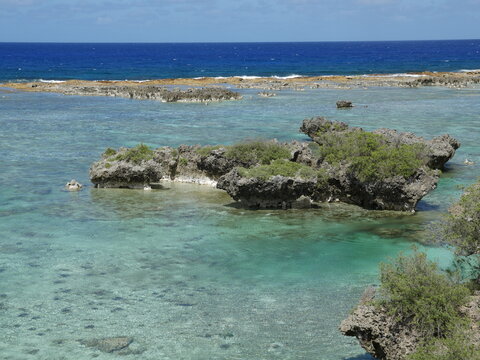Scenic ocean view, Rota, Mariana Islands	