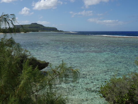 Scenic ocean view, Rota, Mariana Islands	