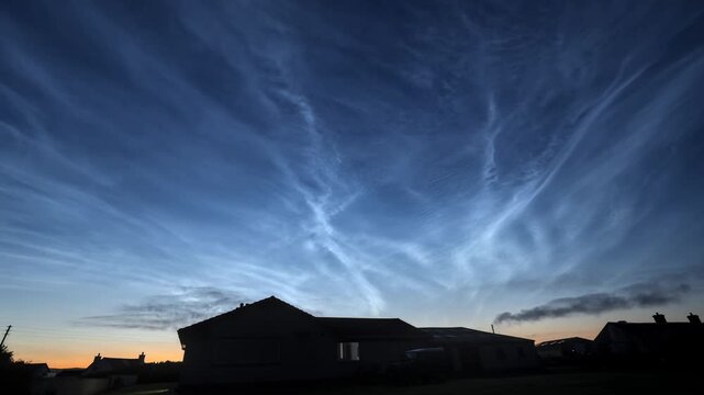 4k Time lapse of Noculent clouds in Orkney