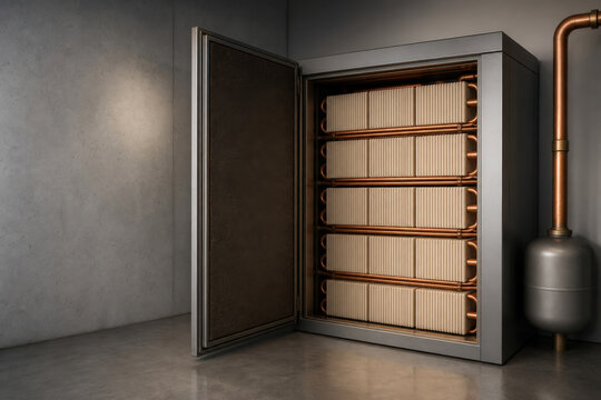 Thermal Storage Blocks Capturing Heat for Flexible Building Energy Management and Low Carbon Heating