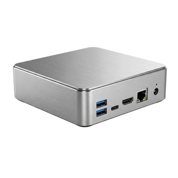 Small form factor mini computer with rear connection ports
