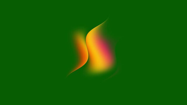 4K abstract de-focused colorful bokeh gradient background loop, abstract clowing background with multicolored blurred gradients moving on green background, creative luxury effect element templates