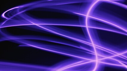 Fototapeta premium Abstract Light Painting Long Exposure Motion Blur Glow Artistic Background