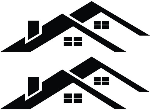 House Roof Real Estate Modern Logo Vector Design