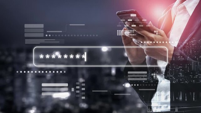 User authentication and password protection concept showing secure login, privacy safeguard, data protection, access control, and digital identity verification Marrow