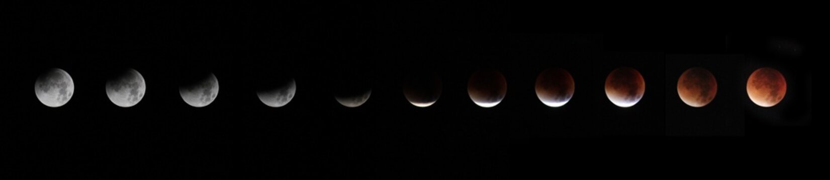 Proceso eclipse de luna.