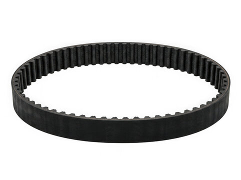 automotive engine timing belt drive component isolated on transparent background