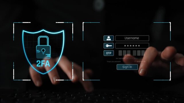 Two-factor authentication strengthens login system security. Adds protection, two-factor authentication increases privacy, and two-factor authentication prevents access breaches. Marrow