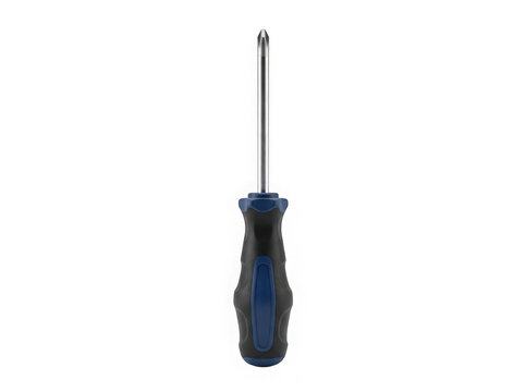 phillips head screwdriver hand tool driving screws isolated on transparent background