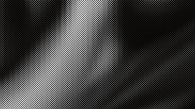 Abstract monochrome halftone pattern with diagonal gradient dots for creative graphic design backgrounds transparent background