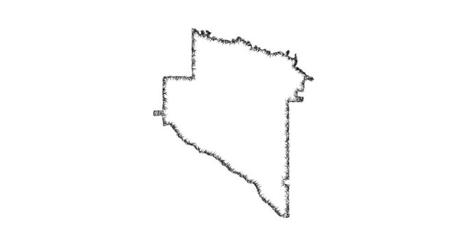 Sketch Appling outline map animation - smooth progressive reveal