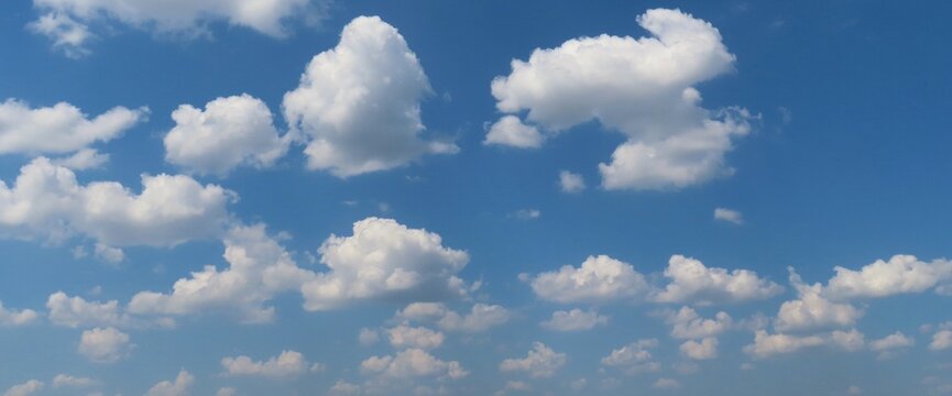 Beautiful cloudscape in blue sky
