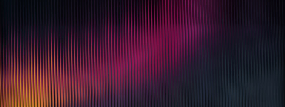Glass gradient background, Abstract background with vertical lines and glowing neon gradient light