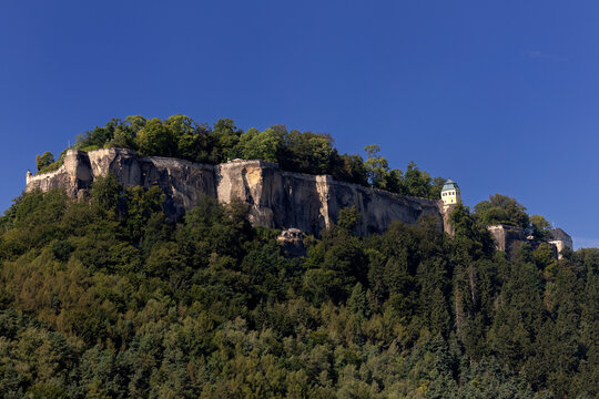 Festung K&ouml;nigstein, K&ouml;nigstein, Elbsandsteingebirge, Nationalpark S&auml;chsische Schweiz, Sachsen, Deutschland, 27.08.2026 