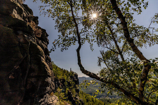 Lilienstein, Tafelberg, Elbsandsteingebirge, Nationalpark S&auml;chsische Schweiz, Sachsen, Deutschland, 27.08.2026 