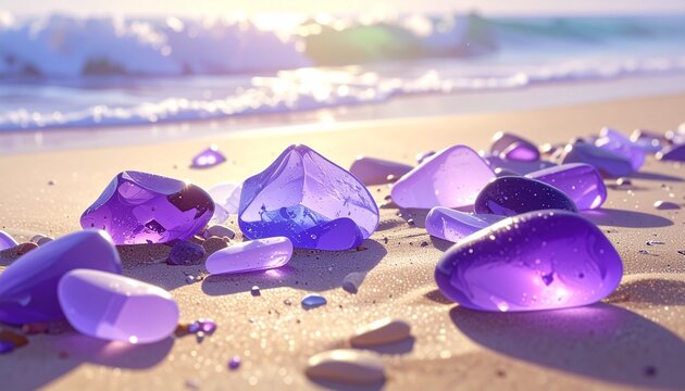 Violet Sea Glass Beach