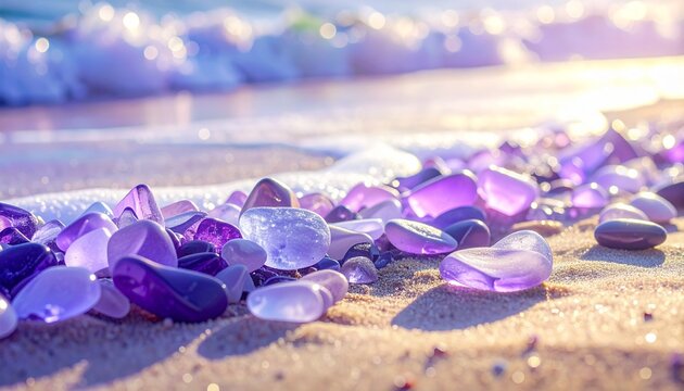 Violet Sea Glass Beach
