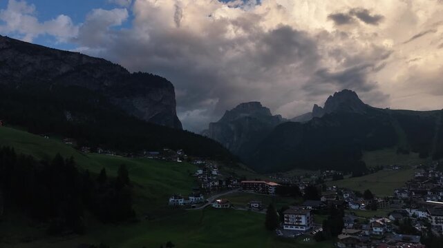 Beautiful landscape of mountains during summer