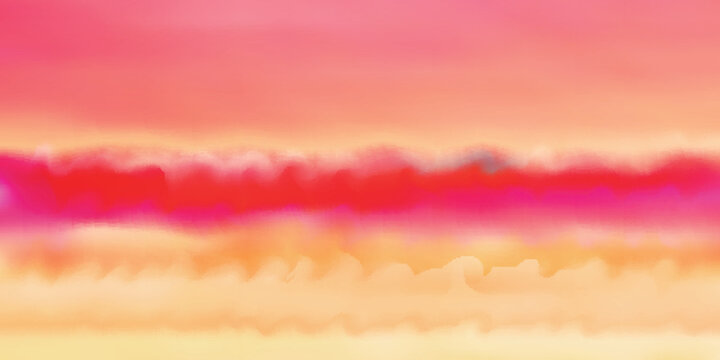 Vibrant Abstract Gradient Background with Warm Sunset Tones