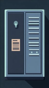 Flat Design Server Rack Cabinet for Data Center Infrastructure