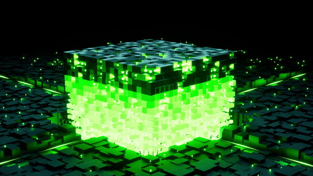 Green energy block forming high power digital core activation