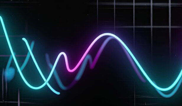 abstract blue wave background