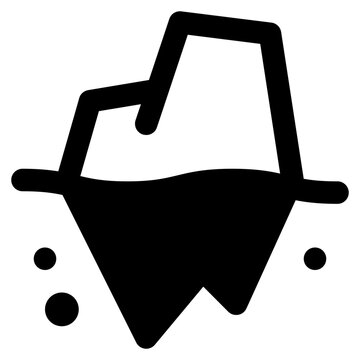 iceberg icon illustration