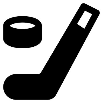 ice hockey icon illustration