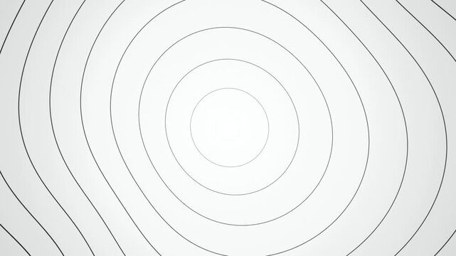 Concentric circle lines seamless loop motion background