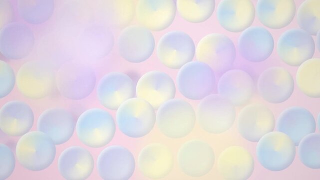 Rounded cones swaying seamless loop motion background