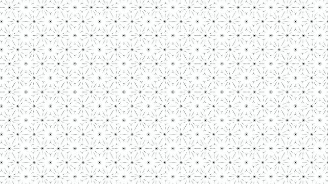 Geometric Pattern of Interconnected Dots 4K