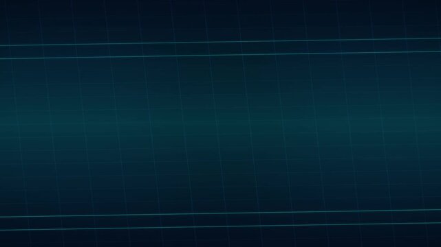 Blueprint grid animation. Blue technical blueprint grid with glowing cyan line