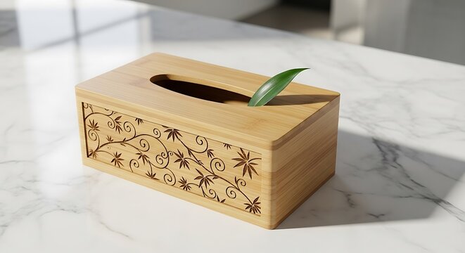 small box with a candle