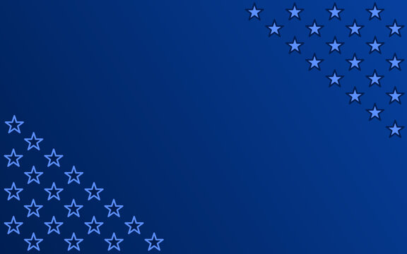 Many light blue stars on a dark blue background creating a decorative and artistic design element suitable for backgrounds or digital projects.