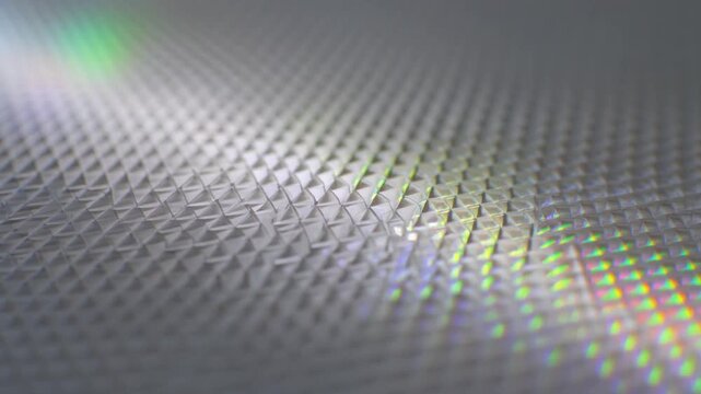 Diffraction Grating Rainbow Band Background