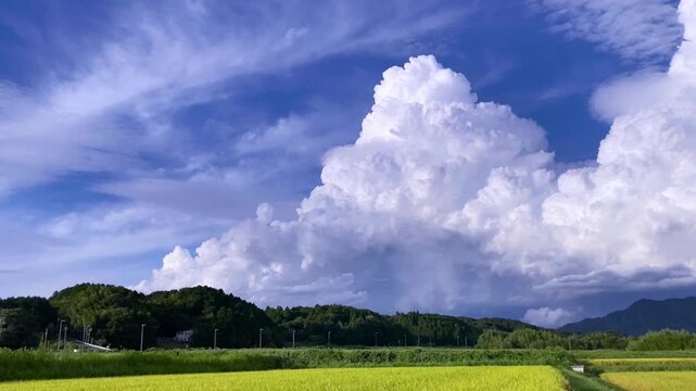 Panning Left Across Summer Clouds &ndash; 4K Timelapse-senn2