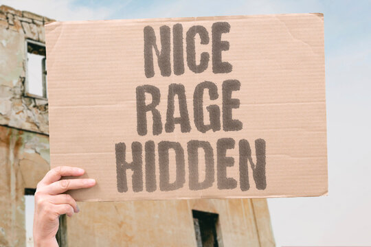 "Nice rage hidden" Agreeableness masks deep hostility. NICE. RAGE. HIDDEN. HOSTILITY. AGREEABLENESS.