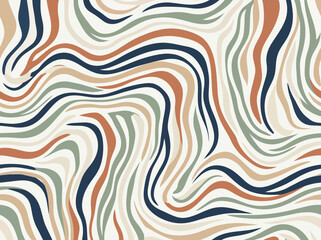 Obraz premium Modern Flowing Wave Design
