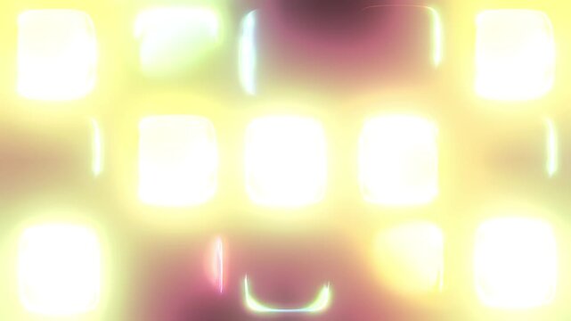 Bright Pink Abstract Glowing Neon Square Grid Background with Lens Flare loop