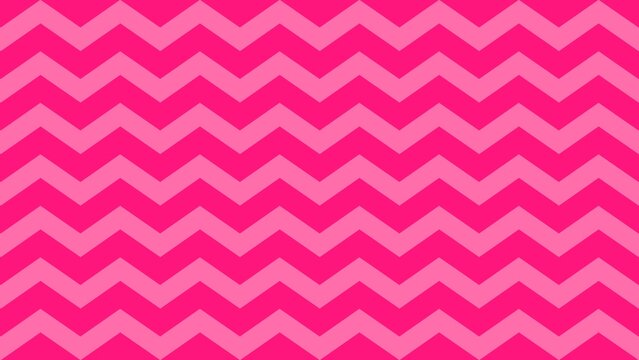 Hot pink chevron pattern backdrop, seamless geometric zigzag lines background. Fuchsia abstract zigzag background, seamless vector chevron graphic. Pink Background or Wallpaper. 