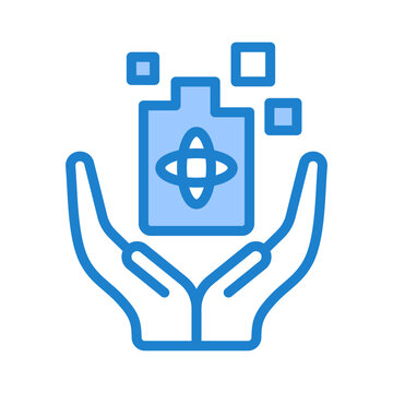 Data Scientist Icon - Blue Style