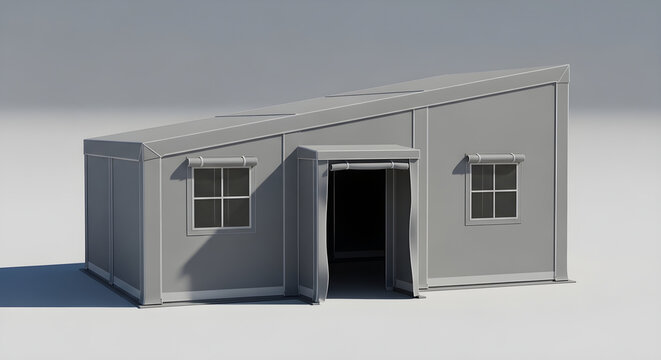 Modern Modular Prefabricated Cabin Structure for Emergency Relief Housing and Temporary Shelter Solutions