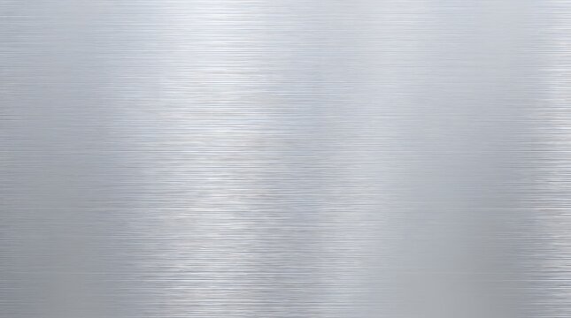 Brushed metallic silver texture with horizontal lines.
