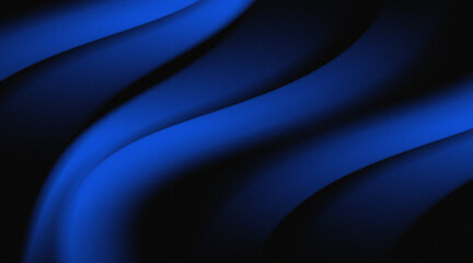 Fototapeta premium Abstract glowing blue background with fine and wavy grains for wallpaper design and more. 