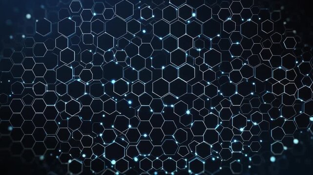 Hexagonal Lattice Particle Order Background