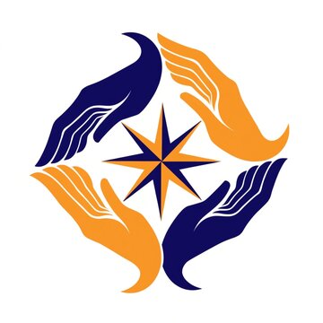 hands holding star