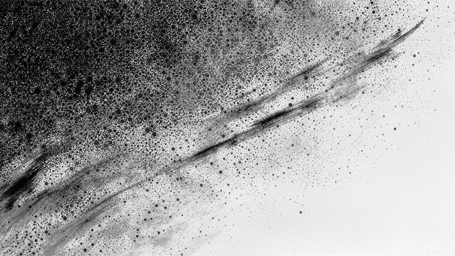 Abstract Background of Scattered Dots and Dry Brush Texture