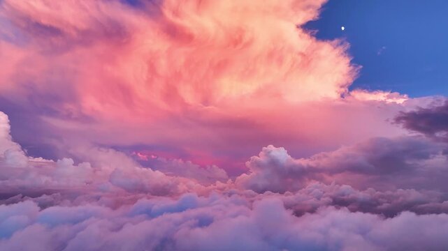 clouds over the sky