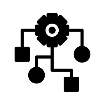 Algorithm Icon Vector Symbol Design Illustration