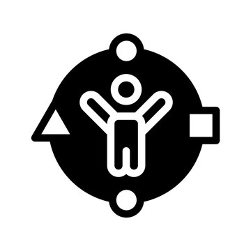 People Skill Icon Vector Symbol Design Illustration